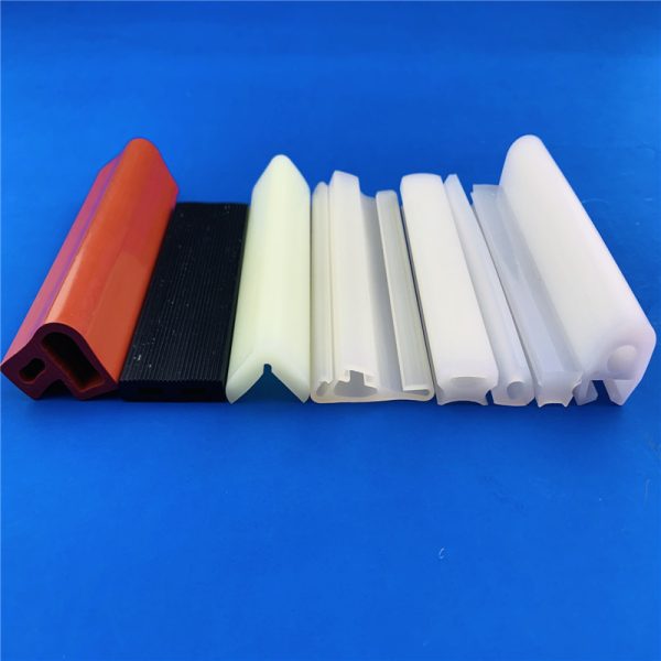 Wiper blade silicone special-shaped strip anti-aging anti-fracture silicone rubber extrusion strip industrial grade high hardness strip, china supplier good price